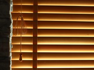 Close Window Blinds or Drapes