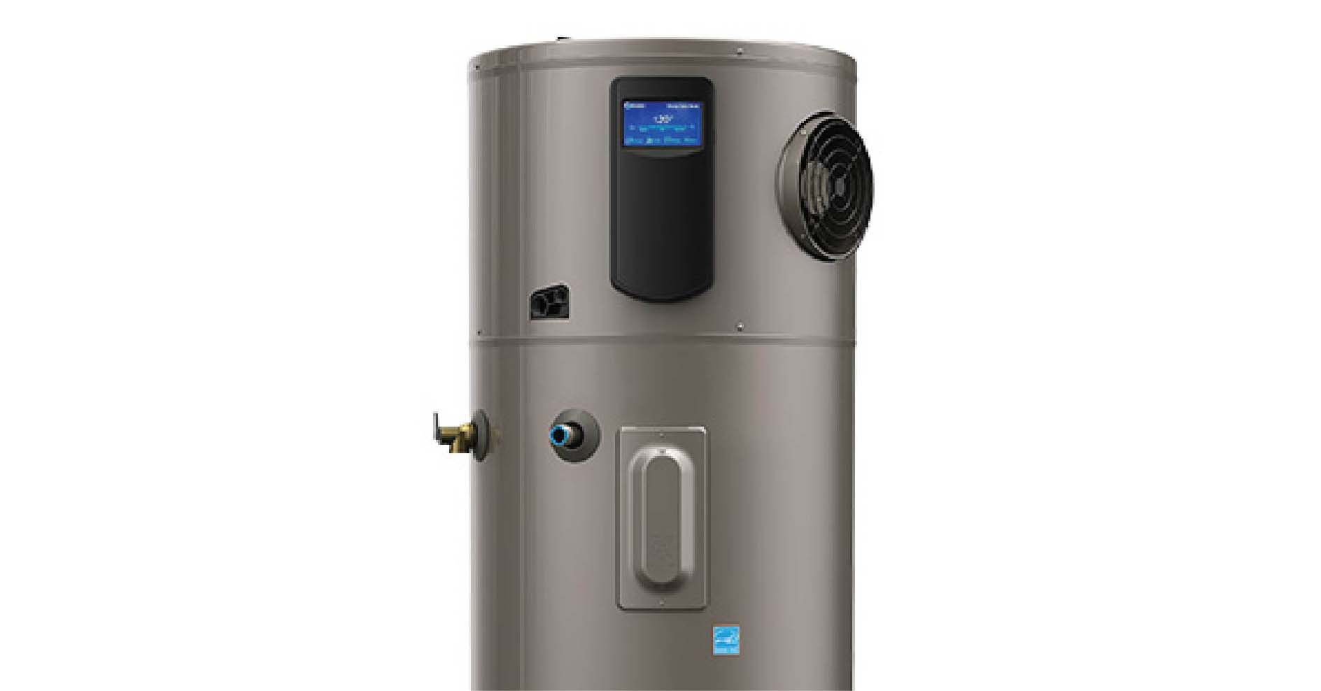 A heat pump water heater.