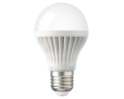 A Light Emitting Diode (LED) Light Bulb.