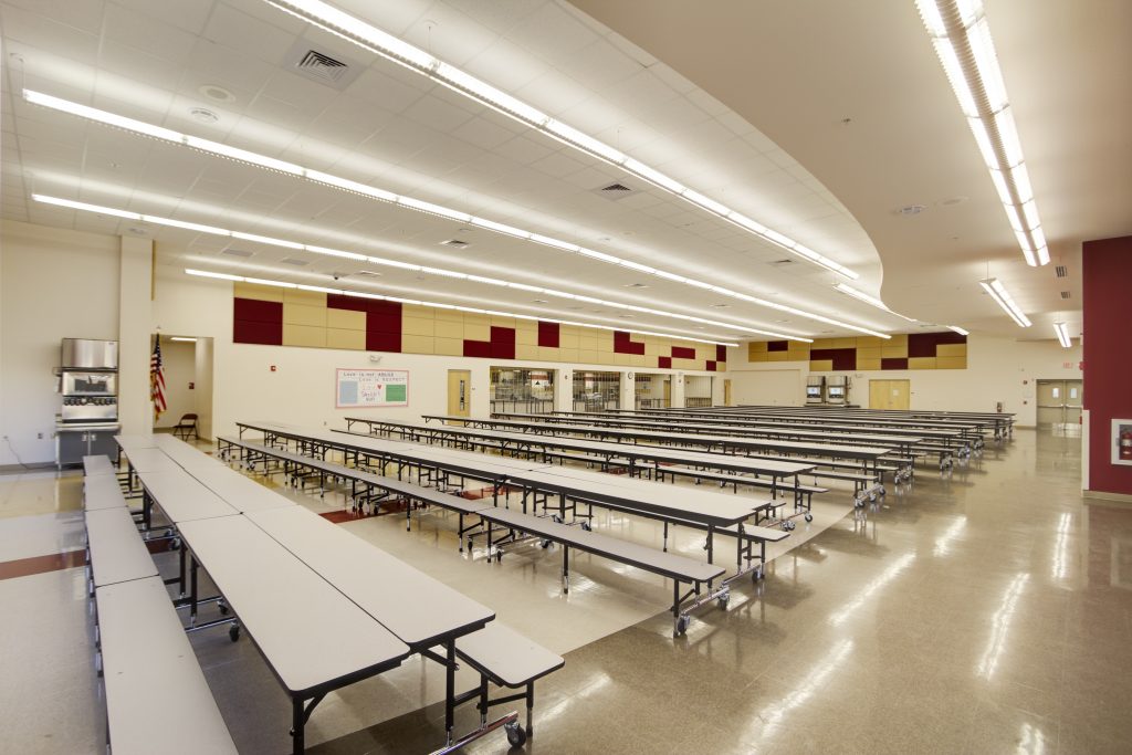 Cafeteria at High School Efficiency Maine