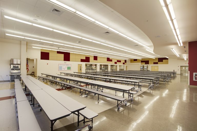 Cafeteria at High School Efficiency Maine