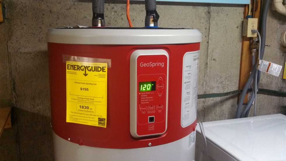 Heat pump water heater.