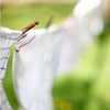 Small picture of laundry hanging on a line.